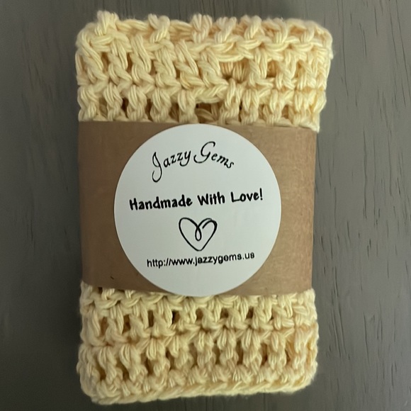 Hand Crafted Crochet Baby Washcloth Nursery Rubber Ducky Rubber Duck 100% Cotton - Picture 4 of 5